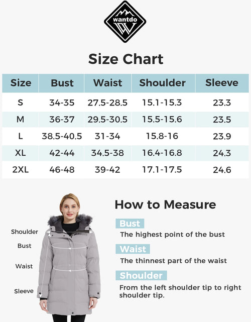 Load image into Gallery viewer, Women&#39;S Winter Jacket Quilted Puffer Coat Thicken Outerwear Jacket Gray M
