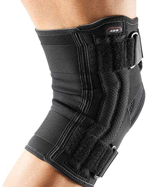 Load image into Gallery viewer, Knee Brace Support with Side Stays &amp; Compression. Knee Sleeve Cross Straps for Knee Stability, Patellar Tendon Support, Tendonitis, Arthritis Pain Relief, Recovery.
