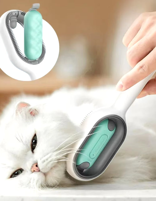 Load image into Gallery viewer, Pet Grooming Comb Cat Brush Long Hair Remover Brush for Dog Cat Silicone Wipe and Water Tank Pet Product Accessories
