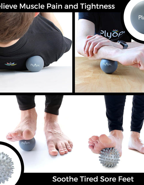 Load image into Gallery viewer, Massage Ball Set - for Deep Tissue Muscle Recovery, Myofascial Release, Trigger Point Therapy, Mobility, Plantar Fasciitis Relief - Eliminate Muscle Pain and Tension in Your Back Neck Foot
