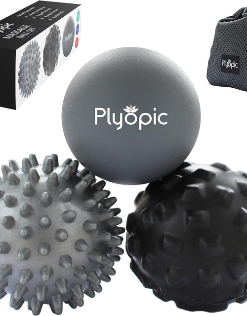 Load image into Gallery viewer, Massage Ball Set - for Deep Tissue Muscle Recovery, Myofascial Release, Trigger Point Therapy, Mobility, Plantar Fasciitis Relief - Eliminate Muscle Pain and Tension in Your Back Neck Foot
