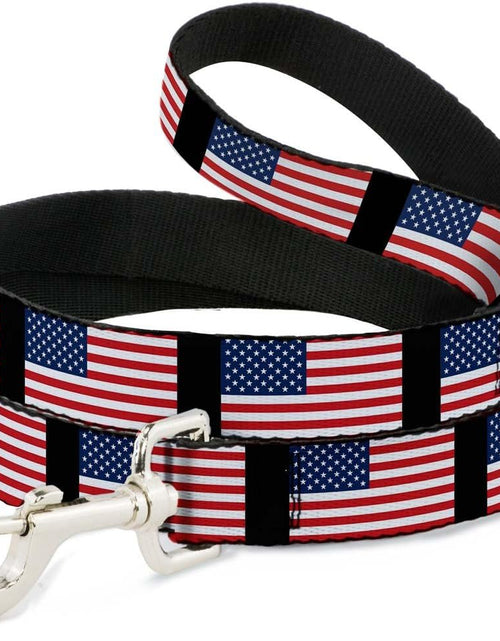 Load image into Gallery viewer, Pet Leash - United States Flags - 4 Feet Long - 1.5&quot; Wide
