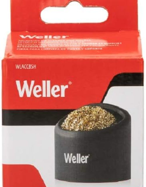 Load image into Gallery viewer, Soldering Brass Sponge Tip Cleaner with Silicone Holder - WLACCBSH-02
