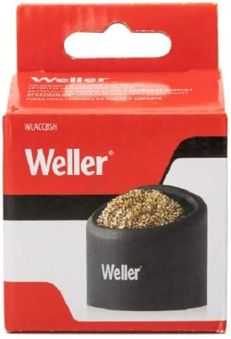 Soldering Brass Sponge Tip Cleaner with Silicone Holder - WLACCBSH-02