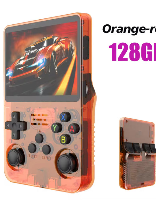 Load image into Gallery viewer, 128G R36S Retro Handheld Video Game Console Linux System 3.5 Inch IPS Screen R35S Pro Portable Pocket Video Player 64GB Games
