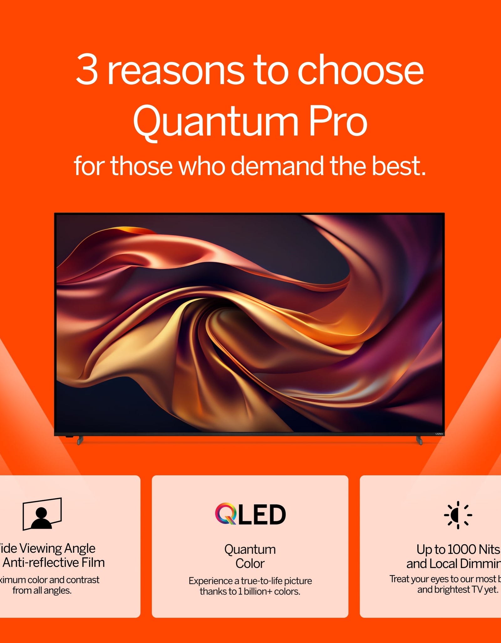 75" Class Quantum Pro 4K QLED HDR Smart TV (NEW) VQP75C-84