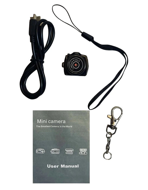 Load image into Gallery viewer, Tiny Camera HD Video Audio Recorder Camcorder Sport Micro Cam Miniature Small Pocket Security Monitor Mini Camera with Key Chain
