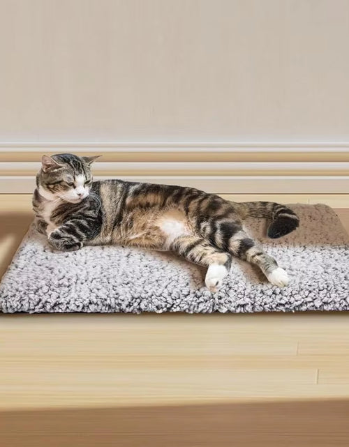 Load image into Gallery viewer, Self Warming Cat Bed Waterproof Self-Warming Pet Mat Reflects Pet Body Heat Pet Warmer Pad for Constant Temperature Washable
