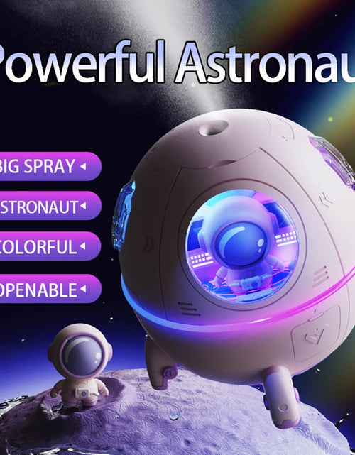 Load image into Gallery viewer, New Astronaut Air Humidifier 220Ml with Night Light 1200Mah Battery Rechargeable Home Aroma Oil Diffuser Gift for Kids
